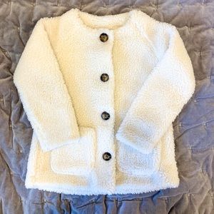 Hanna Andersson Sherpa Jacket size 7-8